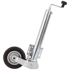 Roue jockey charge lourde avec bride 500 Kg - escamotable - automatique pas cher