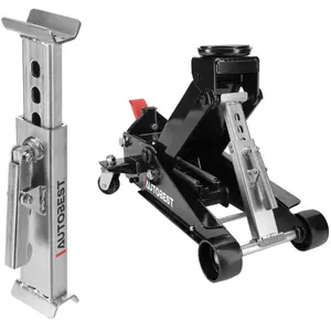 AUTOBEST Béquille de sécurité réglable pour cric roulant
