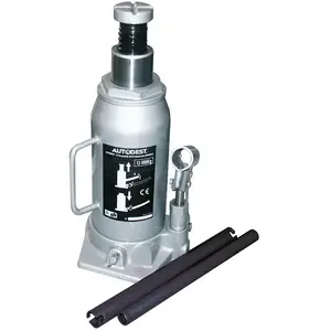 Cric Bouteille AUTOBEST - 12 T - Levage 212 à 408 mm - Acier forgé
