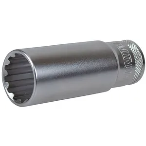 Douille longue multi-empreintes carré 1/2 30mm AUTOBEST - Réf. 321421 pas cher