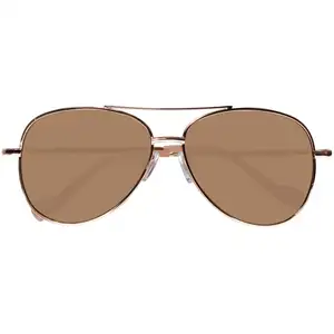 Isotoner - Lunettes de Soleil Or Rose Pilote pas cher