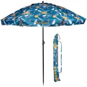 Isotoner Parasol de plage ultra résistant anti vent, et anti uv upf50+, pas cher