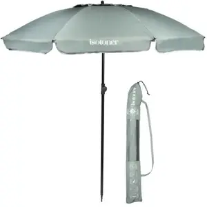 Isotoner Parasol de plage ultra résistant anti vent, et anti uv upf50+, pas cher