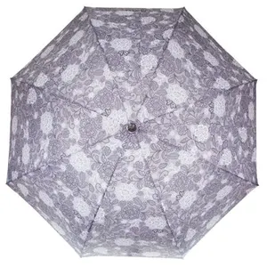 Comparateur de prix : Parapluie 3 sections manuelle Isotoner Dentelle Chantilly