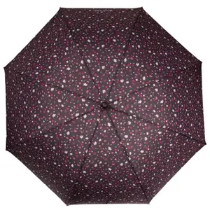 Parapluie 3 sections manuelle Isotoner Fleurs Arty pas cher