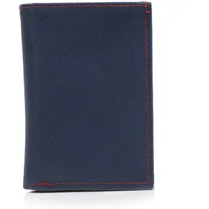 Isotoner - Portefeuille 3 volets Homme Marine pas cher