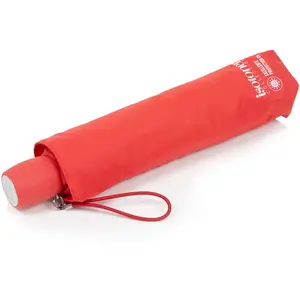 Isotoner - Parapluie ombrelle Rouge Corail UPF50+ pas cher