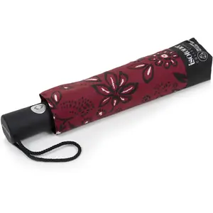 Isotoner - Parapluie Auto Bandana Bordeaux pas cher