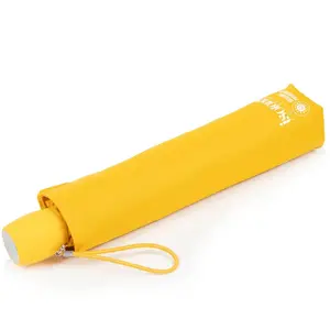 Isotoner - Parapluie ombrelle Jaune UPF50+