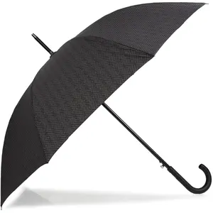 Isotoner - Parapluie Canne Auto Monogramme pas cher