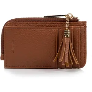 Comparateur de prix : Isotoner - Porte-Cartes Femme zippé Camel