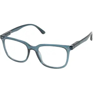 Isotoner - Loupes de lecture mixtes trapèze Denim pas cher
