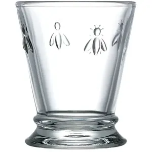 Comparateur de prix : Gobelet Abeille 26 cl (lot de 6) - La Rochere - Transparent - Verre