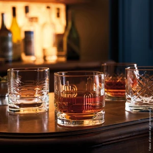 Comparateur de prix : La Rochère LA ROCHERE Gobelets whisky X4 Dandy - Coloris assortis