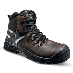 Comparateur de prix : Chaussures de sécurité haute en cuir MAX UK S3 SRC marron 2.0 P46 - LE...