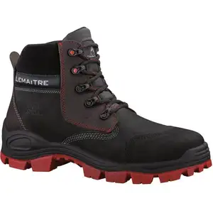 Lemaitre - Chaussures de sécurité hautes varadero S3 ci src Noir/Rouge 36 pas cher