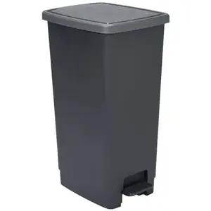 Comparateur de prix : Poubelle à pédale Sundis FLAT BIN 40L, Noir/Anthracite