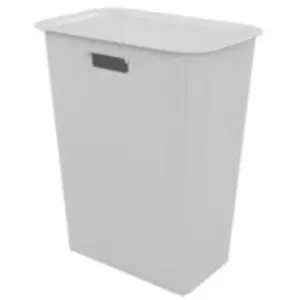 Coffre à linge 40 L en polypropylène blanc Sundis pas cher