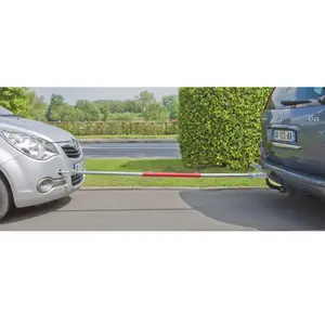 Comparateur de prix : LIFEBOX Mottez Barre de remorquage fixation par boule d'attelage Rouge 235 cm