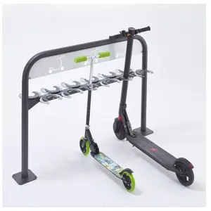 Mottez Range 12 trottinettes face à face sur pied pas cher