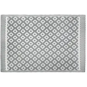 Aubry Gaspard - Tapis d'extérieur 100% plastique recyclable Maya grisVendu paramazon