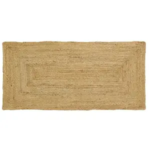 AUBRY GASPARD - Tapis en jute naturel tressé 65 x 135 cm pas cher