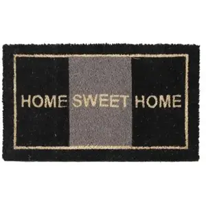 AUBRY GASPARD - Paillasson coco teintée 75 x 45 cm Home sweet home pas cher