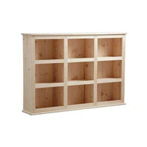 AUBRY GASPARD Bibliothèque en bois brut 9 casesVendu paramazon