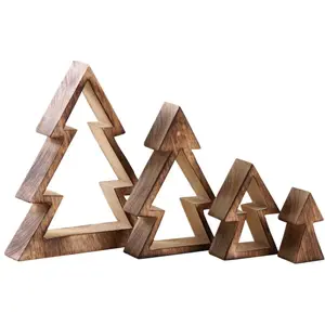 Aubry Gaspard - Sapin gigogne en bois (Lot de 4)Vendu paramazon