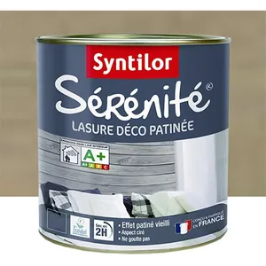 Syntilor - Lasure déco patinée Sérénité Vert de gris 0,5 l pas cher