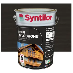 Lasure extérieure Syntilor Xylodhone Ultra Hautes Performances noir satin 5L