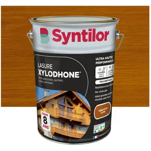 Comparateur de prix : Lasure extérieure Xylodhone Syntilor Chêne moyen 5L garantie 8 ans