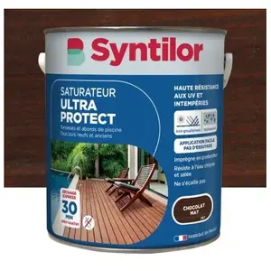 Saturateur extérieur Ultra Protect chocolat Syntilor 5L pas cher