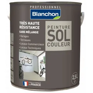 Comparateur de prix : Blanchon Peinture sol couleur 2,5L - Gris Clair BLANCHON