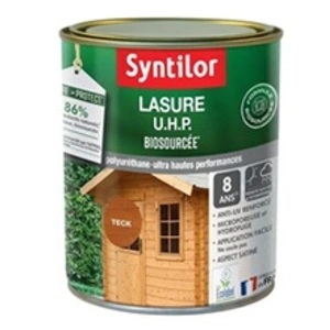 Comparateur de prix : SYNTILOR Lasure Uhp biosourcée nature protect 8 ans teck satiné 1 l
