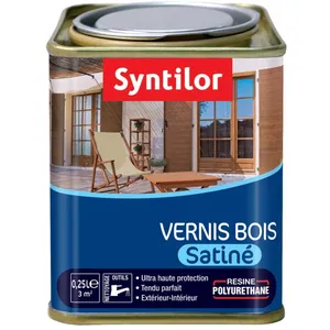Comparateur de prix : Vernis bois extérieur SYNTILOR incolore satiné 0.25 l