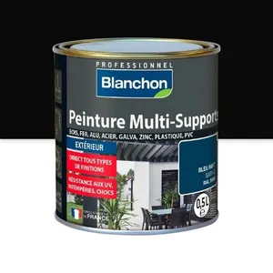 Blanchon - Peinture multi-supports ral 9005 noir Finition : Satin 0,5 lVendu parrakuten