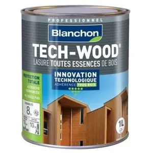 Lasure Tech-Wood Blanchon 1L - Nuance de la Lasure - Chêne Clair pas cher