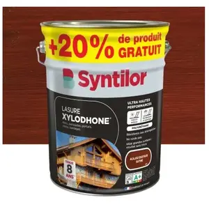 Syntilor - Lasure Xylodhone 5L+20% Acajou Exotique Satiné pas cher