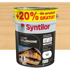 Comparateur de prix : Syntilor - Lasure Xylodhone 5L+20% Incolore Satiné