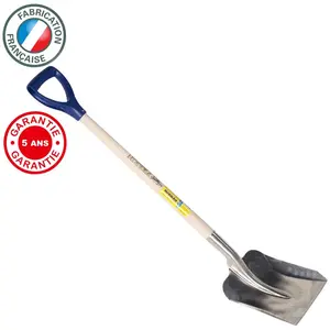 Outils Perrin Pelle Auto Aluminium Emmanché Bois Poignée PP 68, 26cm x 24cm pas cher