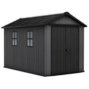 Keter Abri de jardin NEWTON PLUS 7511 - 7.2m² - Gris pas cher
