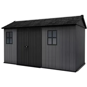 Keter Abri de jardin NEWTON PLUS 1375 - 8.6 m² - Gris pas cher