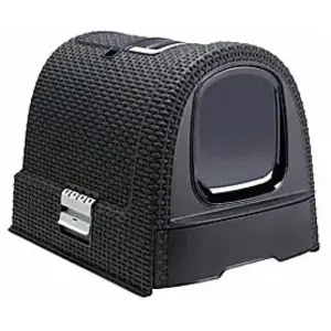 Comparateur de prix : Curver Bac à litière pour chats 51x38,5x39,5 cm Anthracite TU