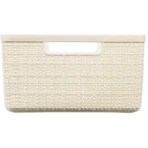 CURVER Panière en jute - Rectangulaire M - 12 L - 100% Recyclé
