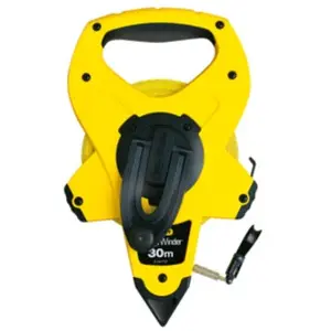 Stanley Mesure longue 30mx12,7mm ruban fibre de verre PowerWinder - - 2-34-772