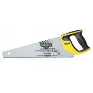 Comparateur de prix : Scie à main pour bois/aggloméré/MDF 11 dents/pouce Stanley Jetcut 500 mm