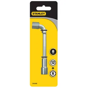 Comparateur de prix : Clé a pipe débouchée 6x12 pans STANLEY - 2-86-685 - 8 mm