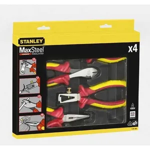 Comparateur de prix : Stanley 1 Coffret De 4 Pinces Isolées 1000v - Stanley