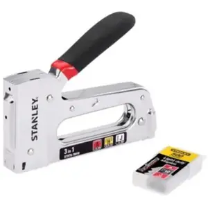 Comparateur de prix : Stanley stht6-70410 agrafeuse 3 en 1 tr120 corps acier STHT6-70410